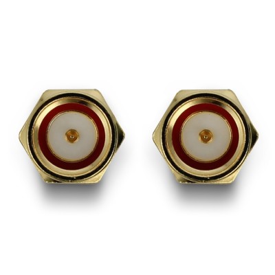 Delock Adapter SMA plug to SMA plug 90° 2