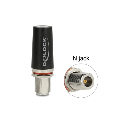 Delock LTE Antenna N Jack 3 dBi omnidirectional fixed roof mount outdoor