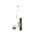 Delock LoRa 868 MHz Antenna N Jack 8 dBi 147.4 cm omnidirectional fixed wall and pole mounting white outdoor