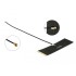 Delock TETRA 430 - 470 MHz Antenna I-PEX Inc., MHF® I plug 0 dBi 1.13 15 cm black self adhesive