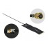Delock LoRa Antenna 863 - 928 MHz I-PEX Inc., MHF® I plug 1.68 dBi 15 cm 1.13 FPC black self adhesive