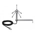 Delock LPWAN 868 MHz Antenna TNC jack 3 dBi omnidirectional fixed with connection cable RG-58 C/U 3 m wall mounting outdoor silv