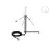 Delock 433 MHz Antenna SMA plug 3 dBi omnidirectional fixed with connection cable RG-58 C/U 3 m wall mounting outdoor silver