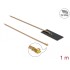 Delock WLAN 802.11 ac/ax/a/h/b/g/n Antenna I-PEX Inc., MHF® I plug 0.5 - 1.2 dBi RG-178 1 m PCB internal self adhesive