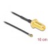 Delock Antenna Cable RP-SMA jack bulkhead to MHF® 4L LK plug 1.37 10 cm thread length 10 mm