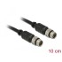 Delock M8 sensor / actuator extension cable 6 Pin Male to 6 Pin Male waterproof 10 cm