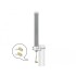 Delock Multiband LTE WLAN 2.4 GHz Antenna 1 x SMA plug 1 x RP-SMA plug 2 - 3 dBi 2 x 20 cm RG-178 omnidirectional outdoor grey