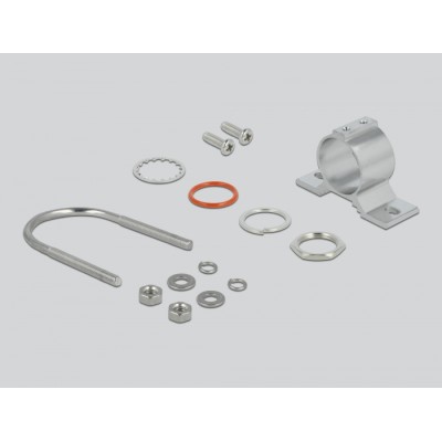 Delock Multiband LTE WLAN 2.4 GHz Antenna 1 x SMA plug 1 x RP-SMA plug 2 - 3 dBi 2 x 20 cm RG-178 omnidirectional outdoor grey 2