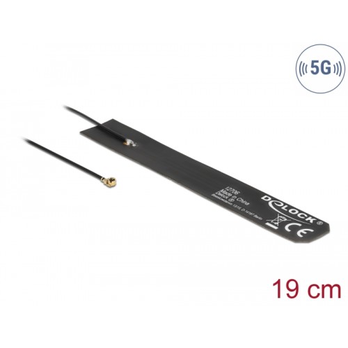 Delock 5G LTE Antenna MHF® I compatible plug 0 - 4 dBi omnidirectional FPC