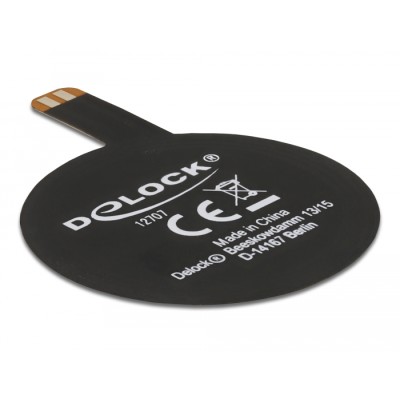 Delock NFC 13.56 MHz Antenna SMT FPC round internal black self-adhesive 2