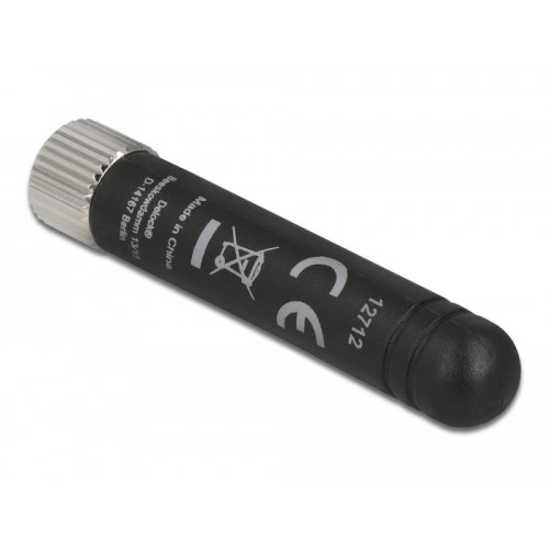 Delock ISM 433 MHz Antenna SMA plug -0.5 dBi omnidirectional flexible black