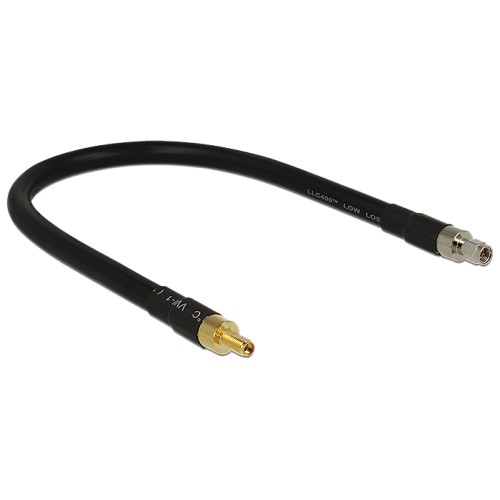 Delock Antenna Cable SMA plug > SMA jack CFD400 LLC400 0.4 m low loss