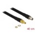 Delock Antenna Cable RP-SMA plug  RP-SMA jack CFD400 LLC400 0.4 m low loss