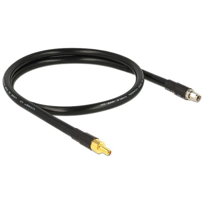 Delock Antenna Cable RP-SMA plug > RP-SMA jack CFD400 LLC400 1 m low loss 2