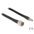 Delock Antenna Cable N plug  RP-SMA plug CFD400 LLC400 2 m low loss