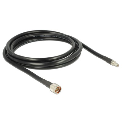 Delock Antenna Cable N plug > RP-SMA plug CFD400 LLC400 3 m low loss 2