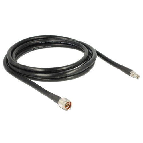 Delock Antenna Cable N plug  RP-SMA plug CFD400 LLC400 3 m low loss