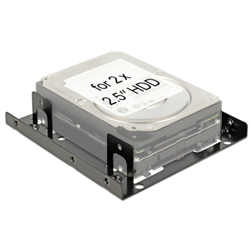 Delock Installation frame 3.5″ > 2 x 2.5″ HDD