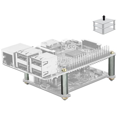 Delock Mounting Kit für Raspberry Pi 2