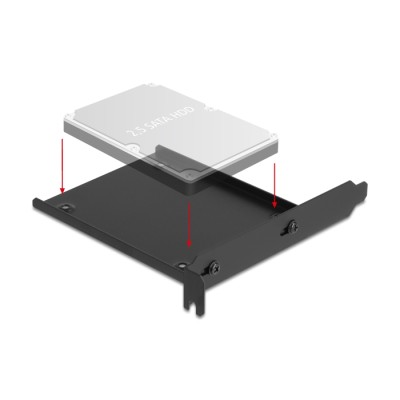 Delock Installation frame for 1 x 2.5″ HDD into the PC slot