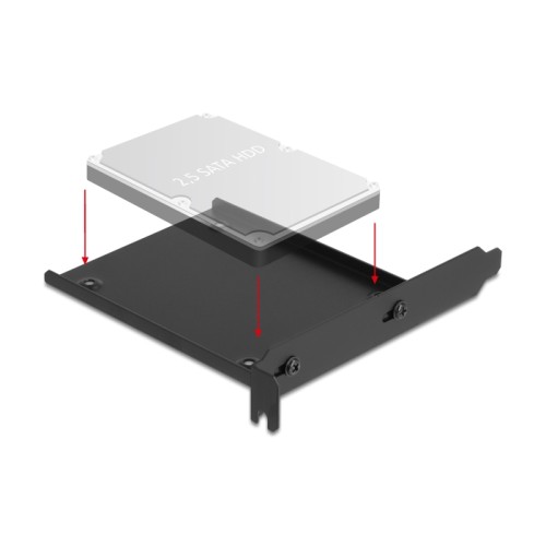 Delock Installation frame for 1 x 2.5″ HDD into the PC slot
