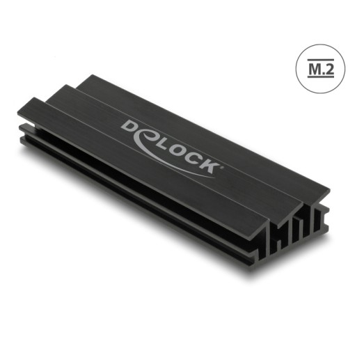 Delock Heat Sink 70 mm for M.2 module black