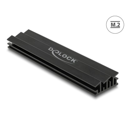 Delock Heat Sink 100 mm for M.2 module black