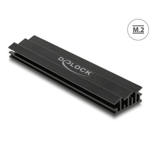 Delock Heat Sink 100 mm for M.2 module black