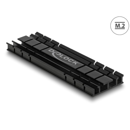 Delock Heat Sink flat 70 mm for M.2 module black