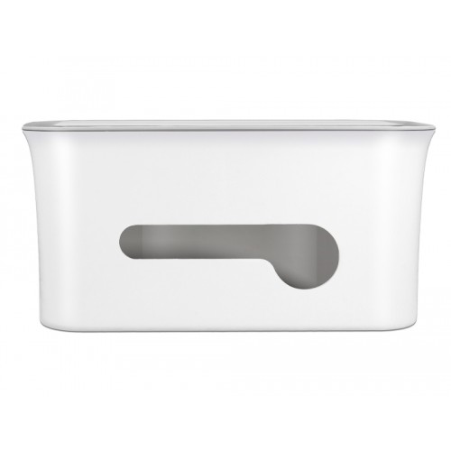 Delock Cable Management box with storage case white / grey