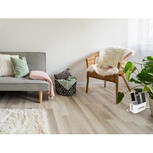 Delock Cable Management box with storage case white / grey