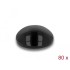 Delock Rubber feet round self-adhesive 6 x 2 mm 80 pieces black