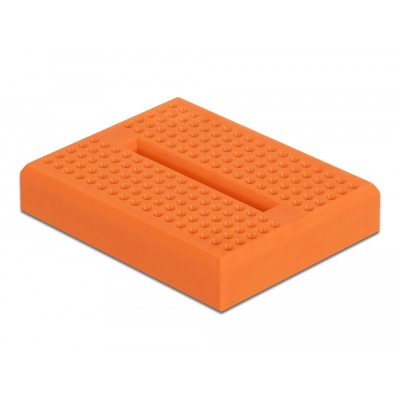 Delock Experimental Mini Breadboard 170 contacts orange