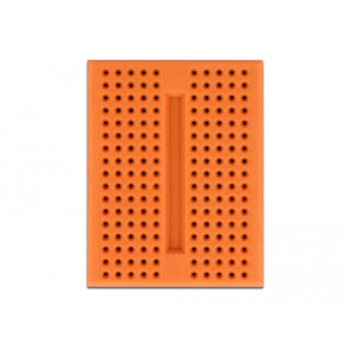 Delock Experimental Mini Breadboard 170 contacts orange