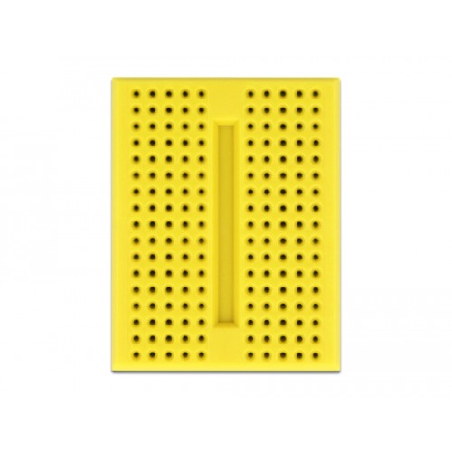 Delock Experimental Mini Breadboard 170 contacts yellow