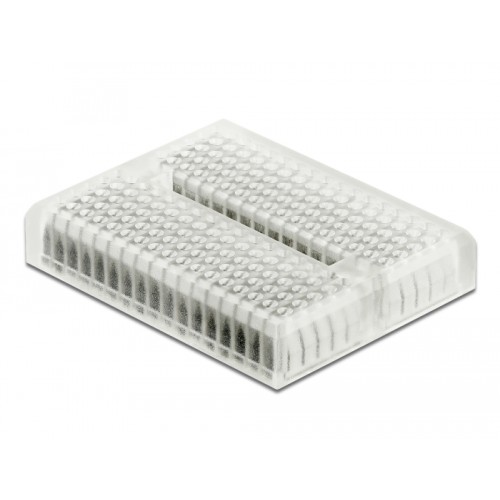 Delock Experimental Mini Breadboard 170 contacts transparent