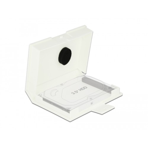 Delock Protection Box for 3.5″ HDD white