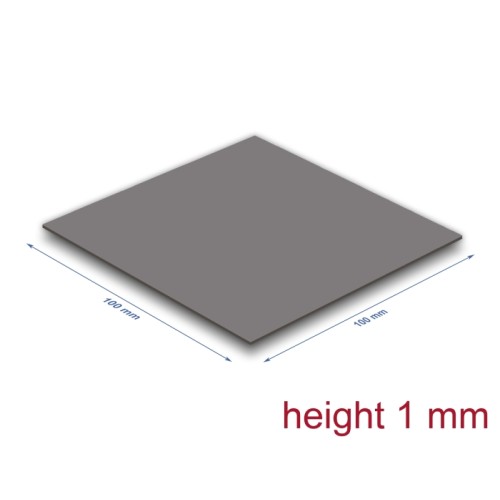 Delock Thermal Conductive Pad 100 x 100 x 1 mm for M.2 modules 3.2 W/mK - Low Oil Bleeding