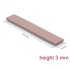 Delock Thermal Conductive Pad 120 x 20 x 3 mm for M.2 modules 3.0 W/mK - non-silicone