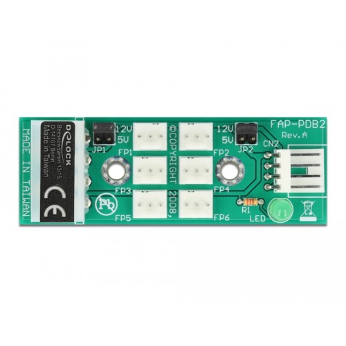 Delock Distribution Board for 6 x Fan 5 V / 12 V