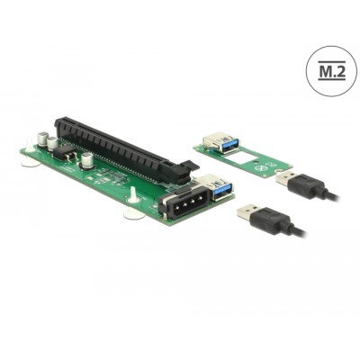 Delock Riser Card M.2 Key B+M  PCI Express x16 with 30 cm USB cable