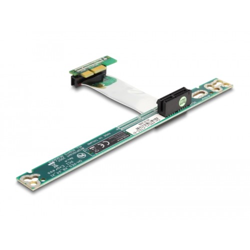 Delock Riser Card PCI Express x1  x1 with flexible cable 7 cm