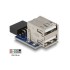 Delock USB pin header female > 2 x USB 2.0 female - up