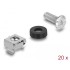 Delock Rack Mounting Set 20 pieces
