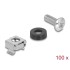 Delock Rack Mounting Set for 10″ and 19″ 100 pieces
