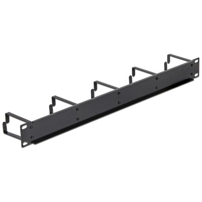 Delock 19″ Cable Management Panel black 2