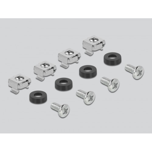 Delock 19-inch pull-out shelf 3U, black