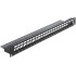 Delock 19″ Keystone Patch Panel 24 Port black