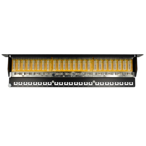 Delock 19″ Patch Panel 24 Port Cat.6 grey