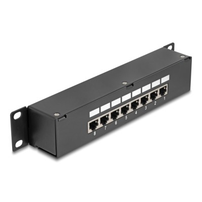 Delock 10″ Coupler Patch Panel 8 Port Cat.6 2